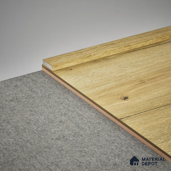 WPC Corner Beading Meriline PM 00546 AT | 8 ft x 18 mm | Compatibe for SPC Flooring SP 00076 C