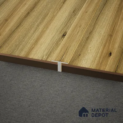 WPC T Profile Meriline PM 00546 AU | 8 ft x 2 inch x 12 mm | Compatibe for SPC Flooring SP 00076 C