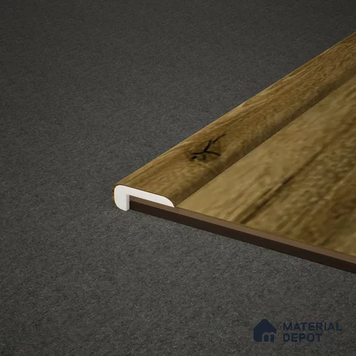 WPC L Profile Meriline PM 00546 BD | 8 ft x 2 inch x 1 inch | Compatibe for SPC Flooring SP 00076 C