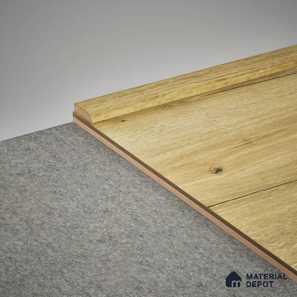 MDF Corner Beading Meriline PM 00546 R | 8 ft x 18 mm | Compatibe for SPC Flooring SP 00076 C