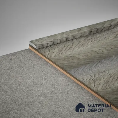 WPC Corner Beading Meriline PM 00547 AS | 8 ft x 12 mm | Compatibe for SPC Flooring SP 00076 D