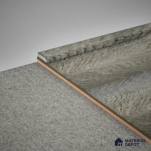 WPC Corner Beading Meriline PM 00547 AT | 8 ft x 18 mm | Compatibe for SPC Flooring SP 00076 D