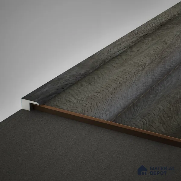 WPC Edge Profile Meriline PM 00547 AZ | 8 ft x 2 inch x 16 mm | Compatibe for SPC Flooring SP 00076 D