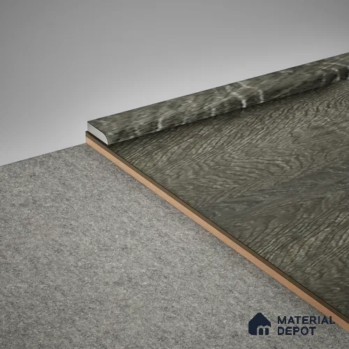 WPC Corner Beading Meriline PM 00548 AS | 8 ft x 12 mm | Compatibe for SPC Flooring SP 00076 E