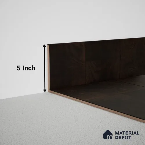 MDF Skirting Meriline PM 00549 F | 8 ft x 5 inch - 12 mm | Compatibe for SPC Flooring SP 00076 F