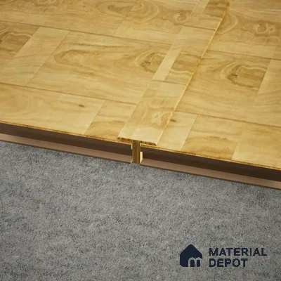 MDF T Profile Meriline PM 00550 U | 8 ft x 2 inch x 16 mm | Compatibe for SPC Flooring SP 00076 G