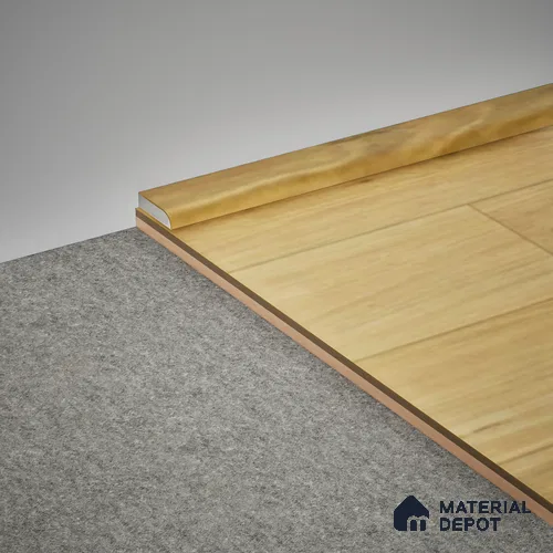 WPC Corner Beading Meriline PM 00550 AT | 8 ft x 18 mm | Compatibe for SPC Flooring SP 00076 G