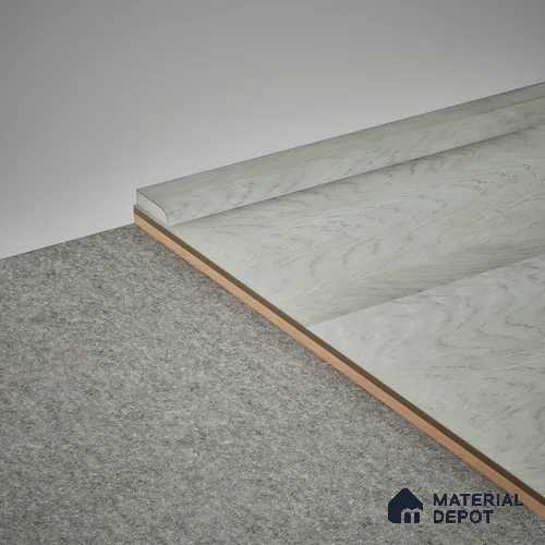 WPC Skirting Meriline PM 00544 AR | 8 ft x 6 inch - 15 mm | Compatibe for SPC Flooring SP 00076