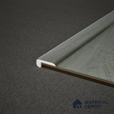 WPC L Profile Meriline PM 00544 BD | 8 ft x 2 inch x 1 inch | Compatibe for SPC Flooring SP 00076