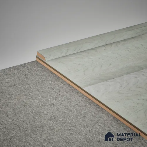 MDF Corner Beading Meriline PM 00544 Q | 8 ft x 12 mm | Compatibe for SPC Flooring SP 00076
