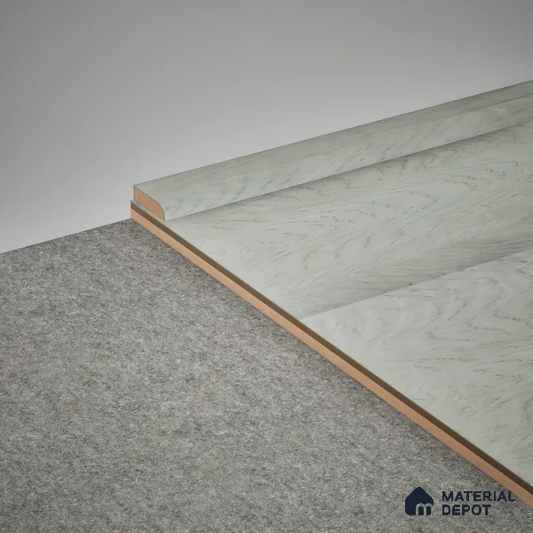 MDF Corner Beading Meriline PM 00544 R | 8 ft x 18 mm | Compatibe for SPC Flooring SP 00076
