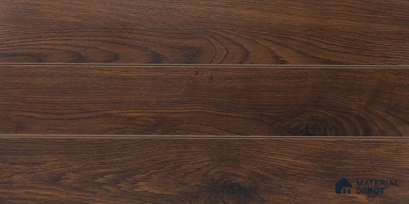 HDF Laminate Wood Floor Embossed Finish Herringbone LF 00297 | 2 ft x 4 inch x 8 mm | AC4 Grade | Type A | Single Click Lock | U Groove | Suitable for Flooring, Living Room, Bedroom