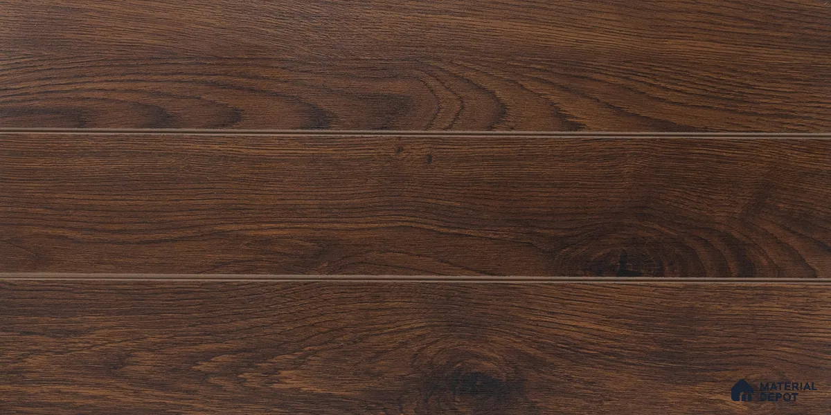 HDF Laminate Wood Floor Embossed Finish Herringbone LF 00297 | 2 ft x 4 inch x 8 mm | AC4 Grade | Type A | Single Click Lock | U Groove | Suitable for Flooring, Living Room, Bedroom