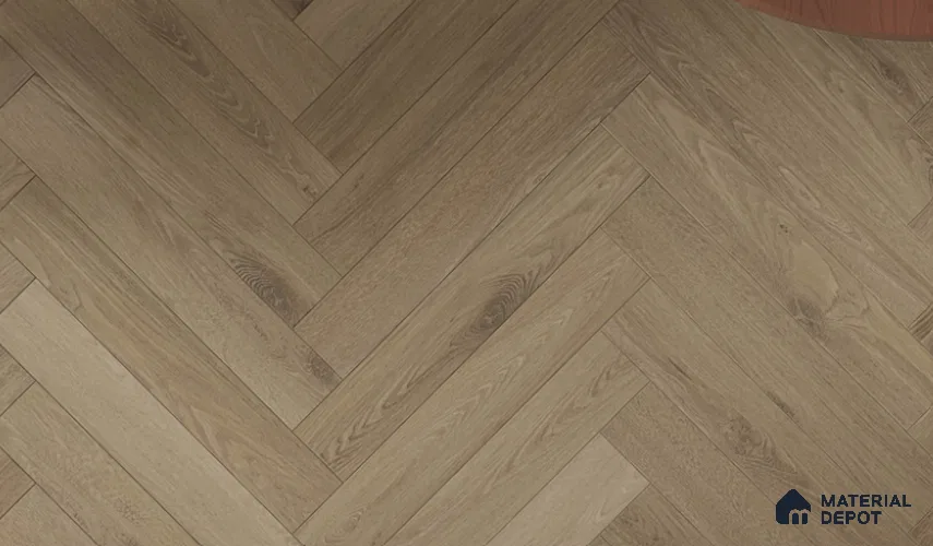 Hybrid HDF Laminate Wood Floor AC5 Grade LF 00362 Velora Dawn Serenity 24 x 4 inch (600x100 mm) - 8.3 mm | 100 HRS Spill Proof | EIR Surface | Anti Static and Stain Resistant | 0.5 mm Small V Groove | Uniclic