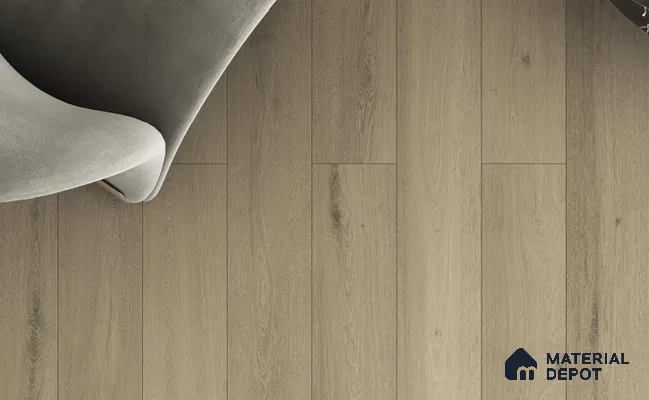 Hybrid HDF Laminate Wood Floor AC5 Grade LF 00357 C Velora Shadow Moon 48 x 8 inch (1216x197 mm) - 8 mm | 100 HRS Spill Proof | EIR Surface | Anti Static and Stain Resistant | 0.5 mm Small V Groove | Uniclic