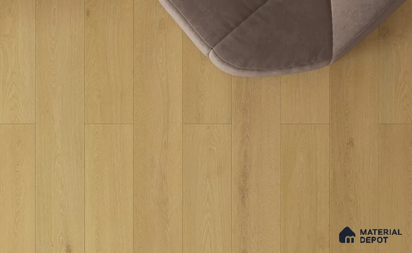 Hybrid HDF Laminate Wood Floor AC5 Grade LF 00357 F Velora Mystic Morn 48 x 8 inch (1216x197 mm) - 8 mm | 100 HRS Spill Proof | EIR Surface | Anti Static and Stain Resistant | 0.5 mm Small V Groove | Uniclic