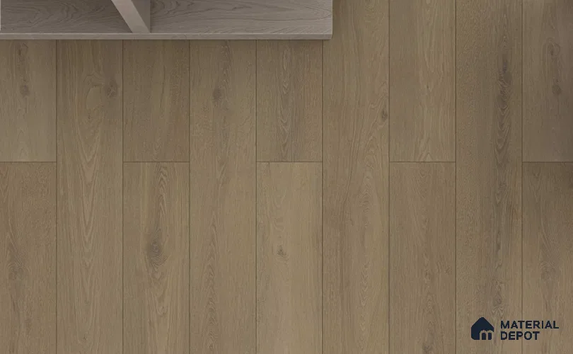 Hybrid HDF Laminate Wood Floor AC5 Grade LF 00357 Velora Dawn Serenity 48 x 8 inch (1216x197 mm) - 8 mm | 100 HRS Spill Proof | EIR Surface | Anti Static and Stain Resistant | 0.5 mm Small V Groove | Uniclic