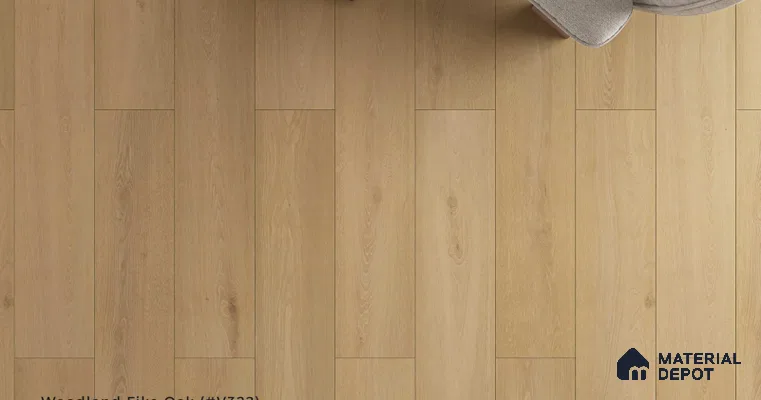 Hybrid HDF Laminate Wood Floor AC5 Grade LF 00357 B Velora Golden Whisper 48 x 8 inch (1216x197 mm) - 8 mm | 100 HRS Spill Proof | EIR Surface | Anti Static and Stain Resistant | 0.5 mm Small V Groove | Uniclic