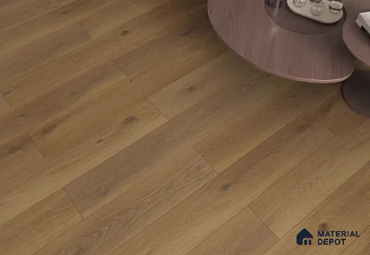 Laminate Wood Floor AC5 Grade LF 00355 E Oxford Ash Oak 48 x 7 inch (1216x197 mm) - 8 mm | 0.5 mm V Groove | Real Wood Touch Surface | Uniclic Installation