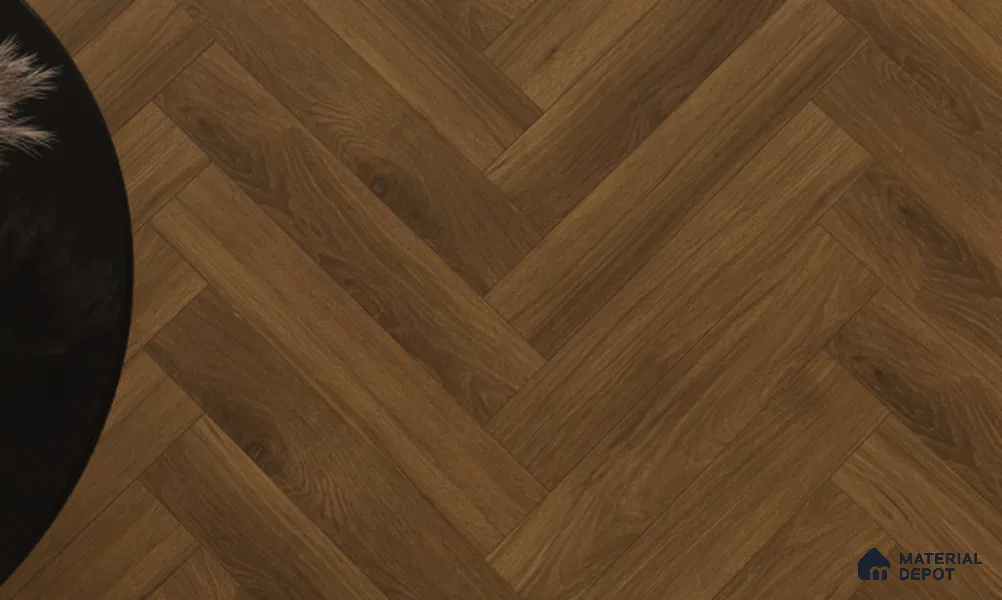 Laminate Wood Floor AC5 Grade LF 00363 B Hearthwood 24 x 4 inch (600x100 mm) - 8 mm | 0.5 mm V Groove | Real Wood Touch Surface | Uniclic Installation