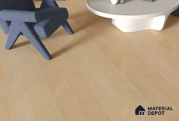 Laminate Wood Floor AC5 Grade LF 00359 D Blush Symphony 48 x 8 inch (1216x195 mm) - 8 mm | 0.5 mm V Groove | Real Wood Touch Surface | Uniclic Installation