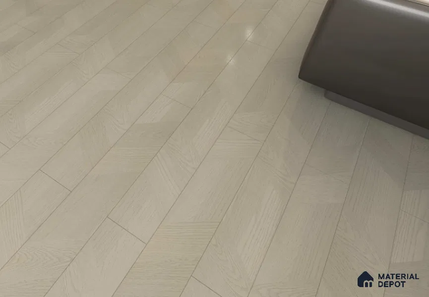 Laminate Wood Floor AC5 Grade LF 00359 Graphite Matrix 48 x 8 inch (1216x195 mm) - 8 mm | 0.5 mm V Groove | Real Wood Touch Surface | Uniclic Installation