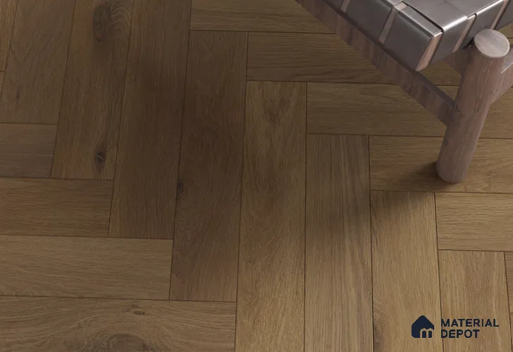 Laminate Wood Floor AC5 Grade LF 00358 D Oxford Prestige Herringbone 19 x 4 inch (470x95 mm) - 8.3 mm | 0.5 mm V Groove | Real Wood Touch Surface | Uniclic Installation