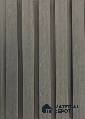 PN 06373 B Ash Grey #CoEx472 | 9.5 ft x 8 inch (2900x201 mm) Texture Woodgrain Finish 3rd Generation Co-Extrusion WPC Exterior Wall Cladding - 26 mm