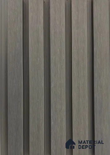 PN 06373 B Ash Grey #CoEx472 | 9.5 ft x 8 inch (2900x201 mm) Texture Woodgrain Finish 3rd Generation Co-Extrusion WPC Exterior Wall Cladding - 26 mm
