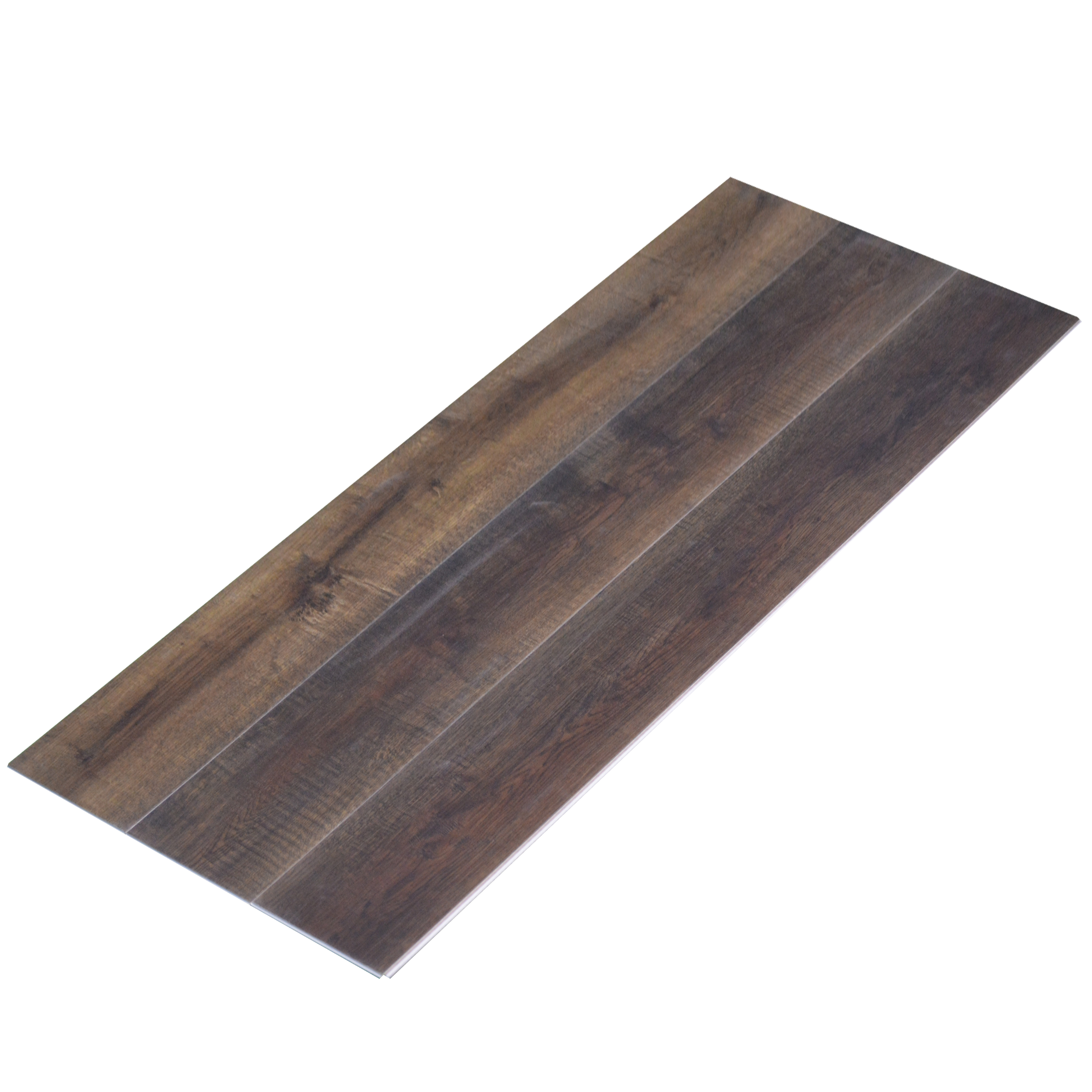 Burnt Hickory Dark Wood Look 4 ft x 7.2 inch - 6.5 mm SPC Flooring | SP 00069 | 10-Year Residential Warranty Click-Lock DIY Installation | Suitable For Kitchen, Living Room & Bedroom