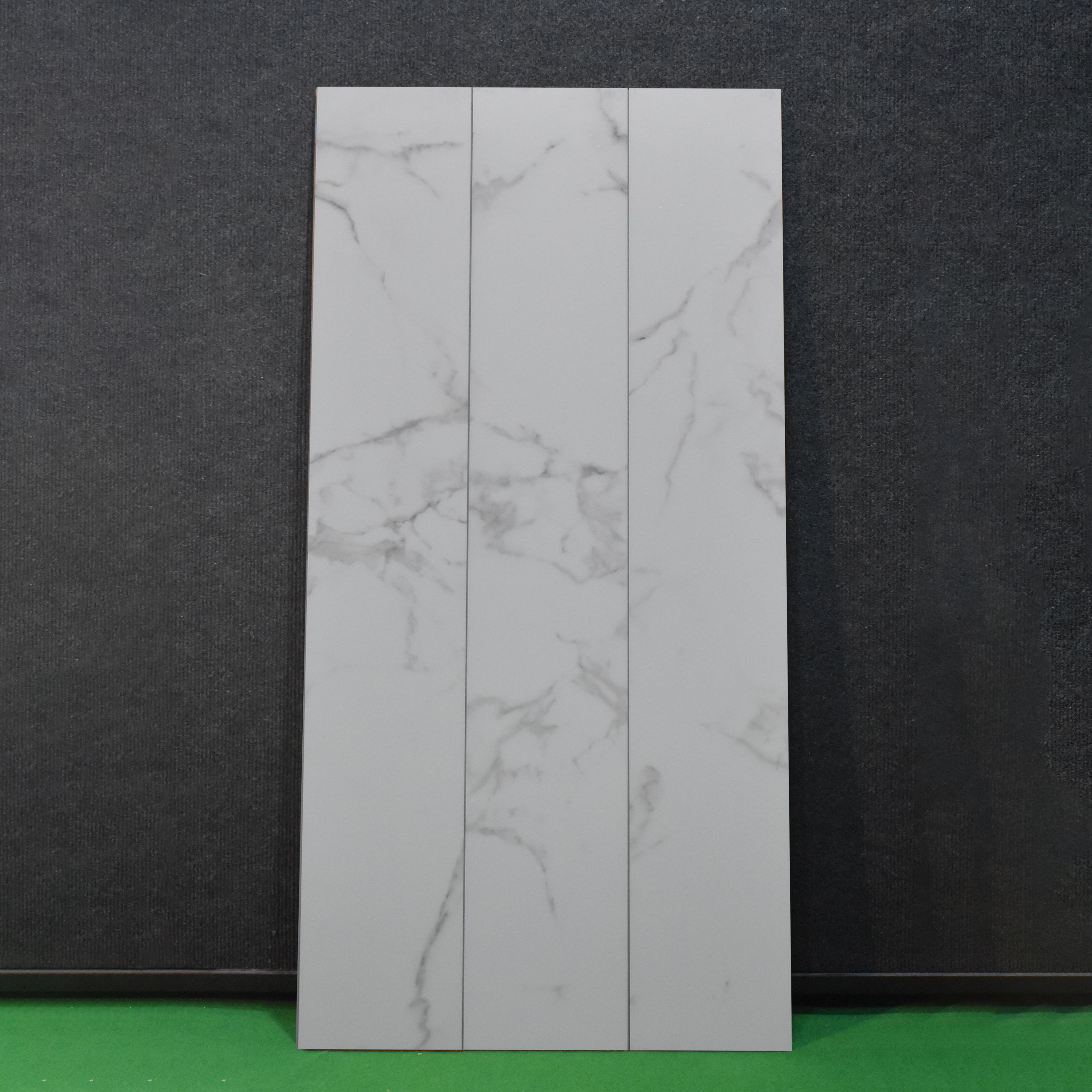 Tumbled Carrara Marble Look 4 ft x 7.2 inch - 6.5 mm SPC Flooring | SP 00066 | 10-Year Residential Warranty Click-Lock DIY Installation | Suitable For Kitchen, Living Room & Bedroom
