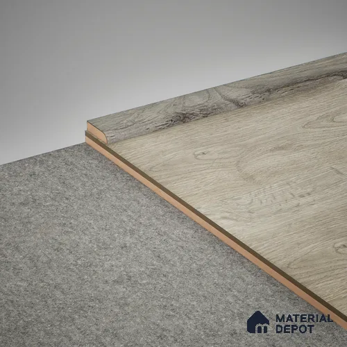 MDF Corner Beading Profile Impulse PM 00460 | 8 ft Length | Compatible for Laminate Wood Floor LF 00303 G