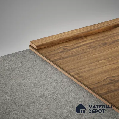 MDF Corner Beading Profile  TF 00449 B | 8 ft x 18 mm x 12 mm | Compatible for Laminate Wood Floor SP 00077