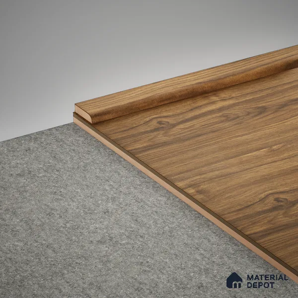 MDF Corner Beading Profile  TF 00449 B | 8 ft x 18 mm x 12 mm | Compatible for Laminate Wood Floor SP 00077