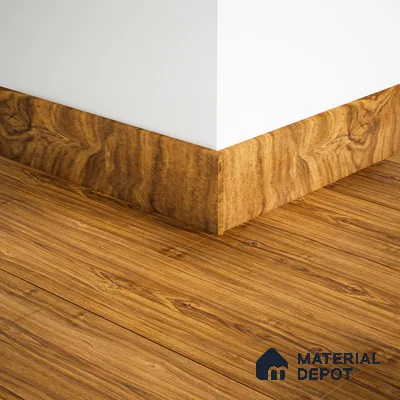 MDF Skirting  TF 00449 E | 8 ft x 3 Inch | Compatible for Laminate Wood Floor SP 00077