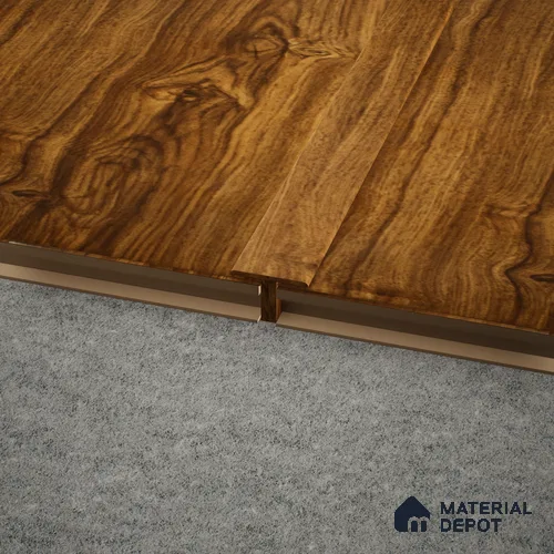 MDF T Profile  TF 00449 S | 8 ft x 18 mm x 12 mm | Compatible for Laminate Wood Floor SP 00077