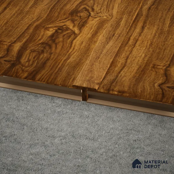 MDF T Profile  TF 00449 U | 8 ft x 25 mm x 12 mm | Compatible for Laminate Wood Floor SP 00077