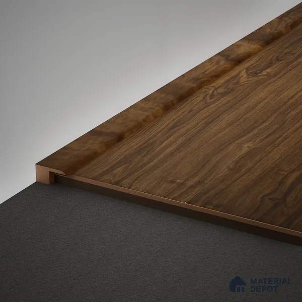 MDF Edge Profile  TF 00449 Z | 8 ft x 25 mm x 12 mm | Compatible for Laminate Wood Floor SP 00077