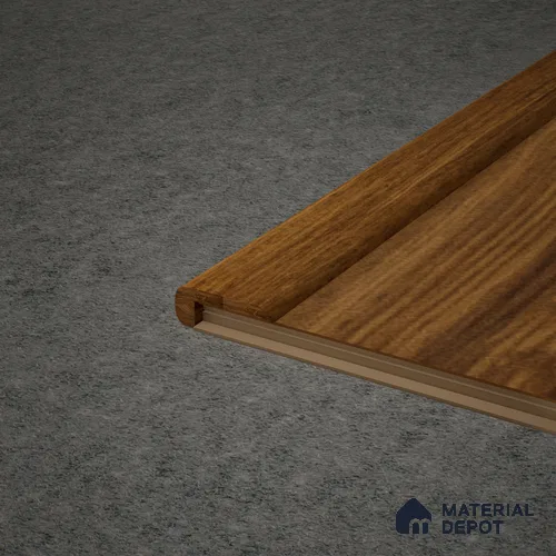 MDF L Nosing Profile  TF 00449 AA | 8 ft x 25 x 25 x 12 mm | Compatible for Laminate Wood Floor SP 00077