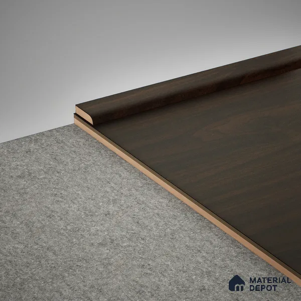MDF Corner Beading Profile Aristo PM 00356 B | 8 ft x 18 mm x 12 mm | Compatible for Laminate Wood Floor LF 00243