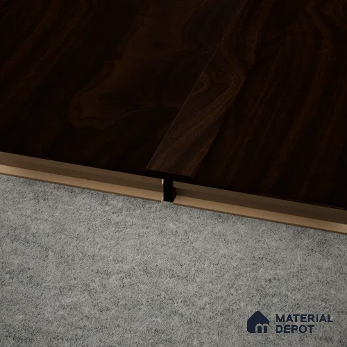 MDF T Profile Aristo PM 00356 M | 8 ft x 12 mm x 12 mm | Compatible for Laminate Wood Floor LF 00243