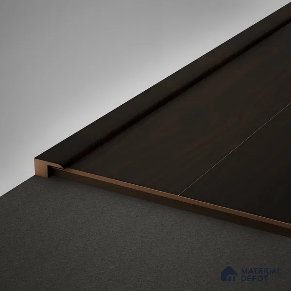 MDF Edge Profile Aristo PM 00356 R | 8 ft x 12 mm x 12 mm | Compatible for Laminate Wood Floor LF 00243
