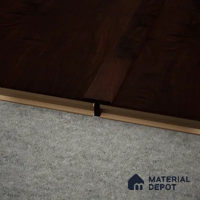 MDF T Profile Aristo Premium PM 00367 O | 8 ft x 18 mm x 12 mm | Compatible for Laminate Wood Floor LF 00244