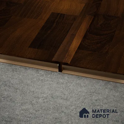 MDF T Profile Aristo PM 00362 P | 8 ft x 23 mm x 12 mm | Compatible for Laminate Wood Floor LF 00245