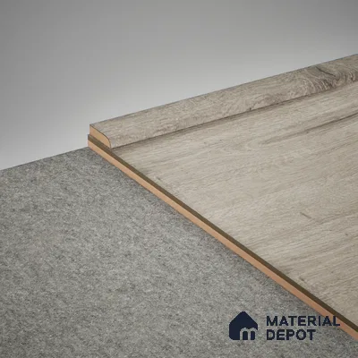 MDF Corner Beading Profile Aristo Premium PM 00369 C | 8 ft x 25 mm x 12 mm | Compatible for Laminate Wood Floor LF 00246
