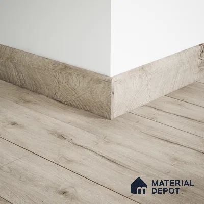 MDF Skirting Aristo Premium PM 00369 F | 8 ft x 3.5 Inch | Compatible for Laminate Wood Floor LF 00246