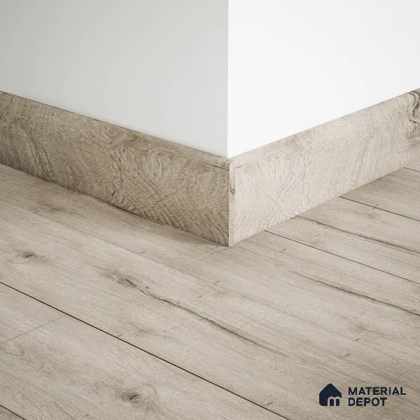 MDF Skirting Aristo Premium PM 00369 F | 8 ft x 3.5 Inch | Compatible for Laminate Wood Floor LF 00246