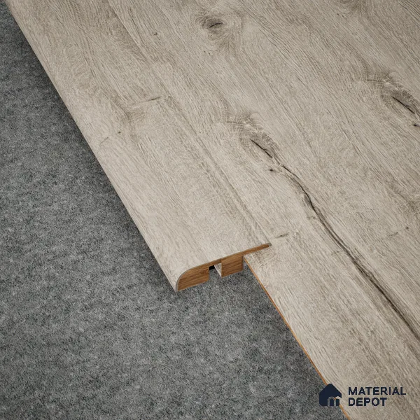 MDF Reducer R Profile Aristo Premium PM 00369 K | 8 ft x 23 mm x 12 mm | Compatible for Laminate Wood Floor LF 00246