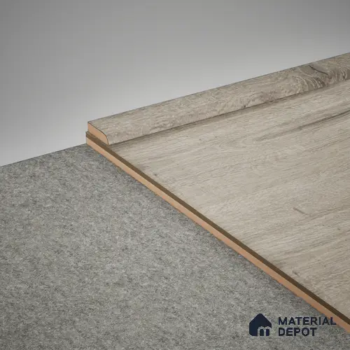 MDF Corner Beading Profile Aristo Premium PM 00369 | 8 ft x 12 mm x 12 mm | Compatible for Laminate Wood Floor LF 00246