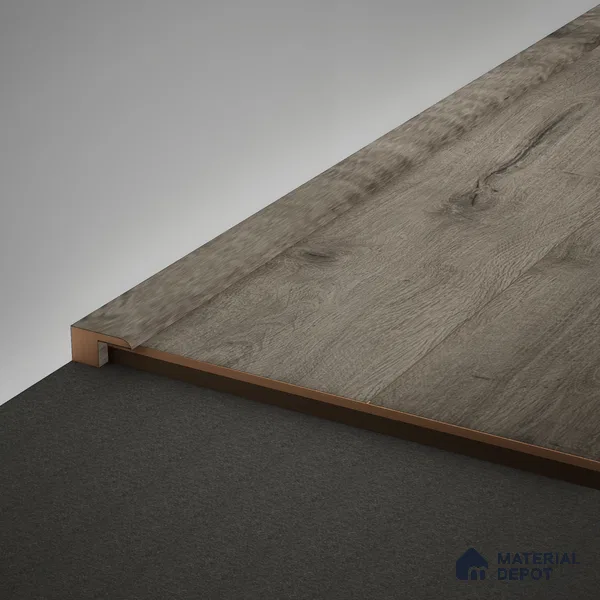 MDF Edge Profile Aristo Premium PM 00369 T | 8 ft x 18 mm x 12 mm | Compatible for Laminate Wood Floor LF 00246